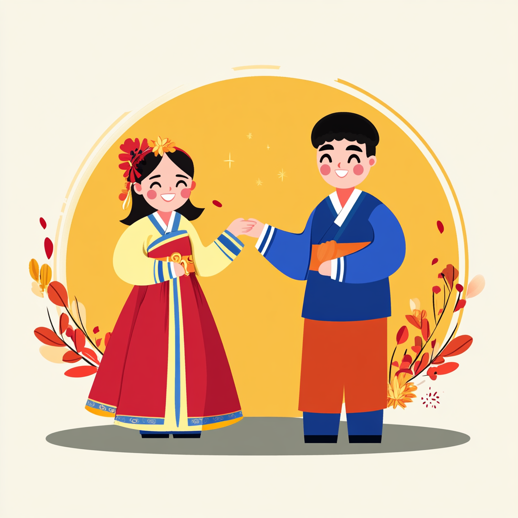 chaeya8378_Chuseok_holiday_celebration_image_of_Korean_man_and__d3fd22b3-5922-44a2-91aa-6e2ed40352b9.png